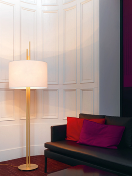UPPER - Brass floor lamp by CVL Luminaires - view 3